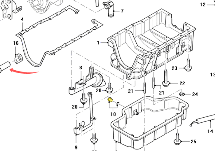 TAPON DE CARTER ZETEC 1.6